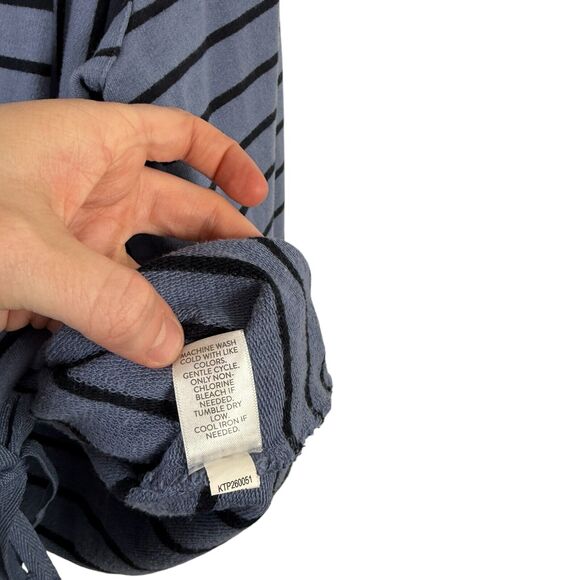 J Jill Fit Blue Striped Sweatshirt Capsole Minimalist Travel Womens Plus Size 2x - Picture 5 of 6
